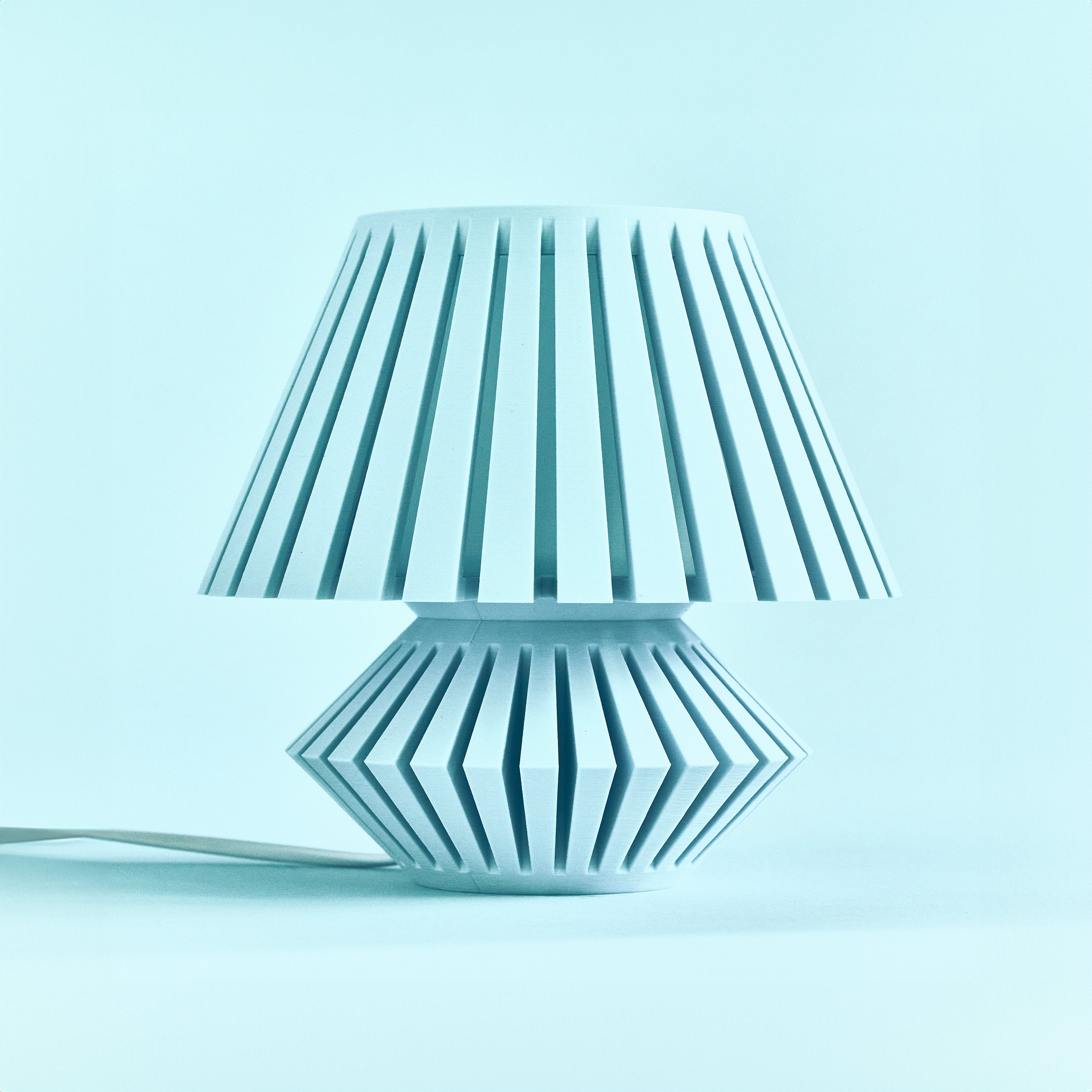 The Maya Lamp - 3D Printed Lamp - Unique Lamp - Desk Lamp - Sustainable Decor - Ethically Made - Futuristic Lamp - Recycled