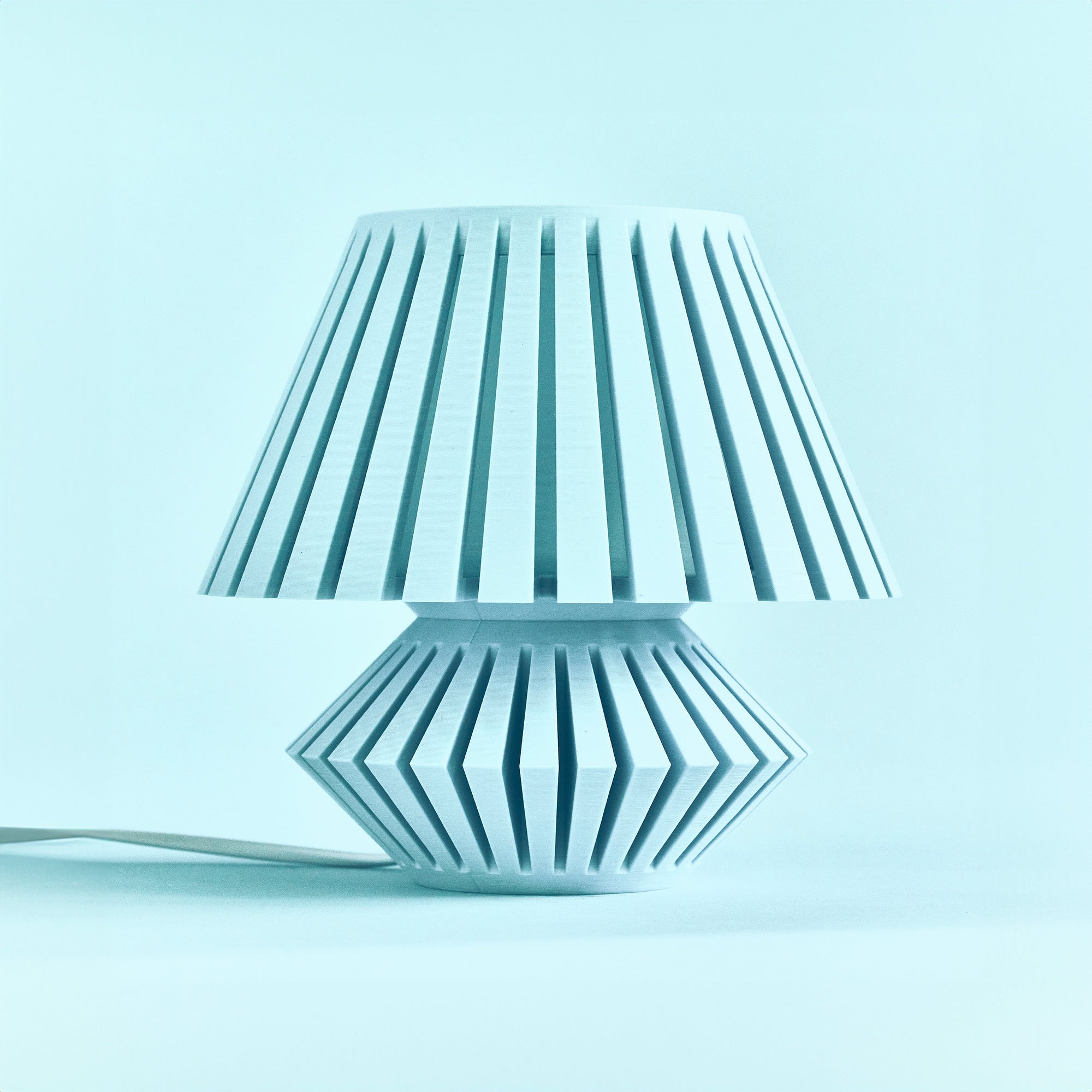 The Maya Lamp - 3D Printed Lamp - Unique Lamp - Desk Lamp - Sustainable Decor - Ethically Made - Futuristic Lamp - Recycled